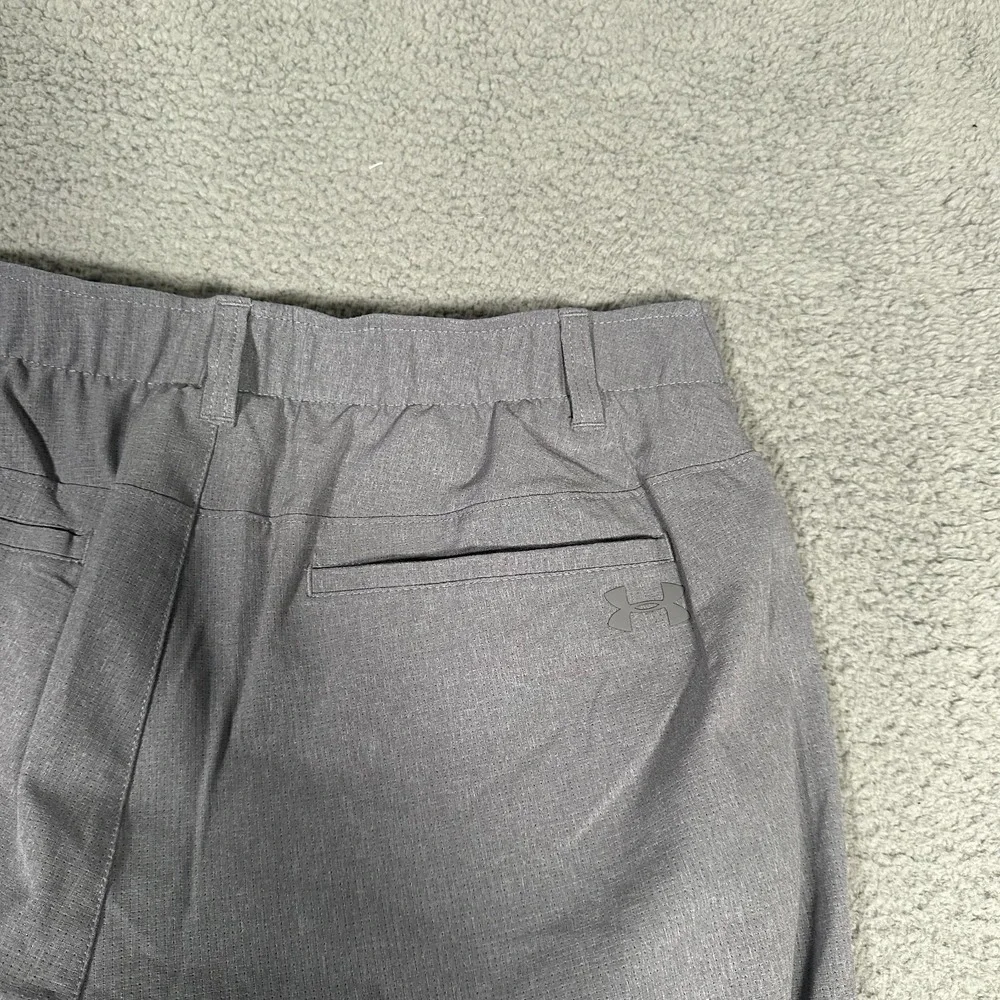 Under Armour Pants Mens 36x30 (Fits 34) Gray‎ Showdown Golf Performance Vented